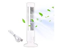 Ventilatore a torre per camera da letto, ventilatore a torre alimentato tramite USB, ventilatore da tavolo portatile, ventilatore a torre oscillante, ventilatore a torre senza pale per scrivania