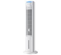 Ventilatore a torre per camera da letto Ventilatore oscillante a 80° che soffia aria fredda 3 velocità Palude Cooler Condizionatore d'aria con velocità 12H e timer silenzioso Ventilatore da pavimento