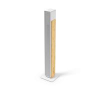 Stadler Form Ventilatore silenzioso Nick, ventilatore a torre con funzione girevole, 10 livelli di velocità, timer, con telecomando, per camera da letto, ufficio, soggiorno, con bambù naturale, bianco