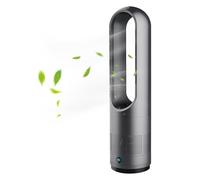 Ventilatore a Torre, Ventilatore a piedistallo, Ventilatore Senza Lama per Riscaldamento e Raffreddamento, Aria Fredda Naturale, 8 velocità, Temporizzabile Dotato di Telecomando, Testa oscillante a