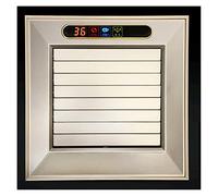 Ventilatore a tubo, 30 x 30 cm, ventilatore a soffitto, ventilatore da cucina, vento freddo, remoto, silenzioso, per purificatore d'aria, colore bianco/oro (White only cooling)