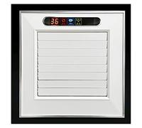 Ventilatore a tubo, 30 x 30 cm, ventilatore a soffitto, ventilatore da cucina, vento freddo, remoto, silenzioso, per purificatore d'aria, colore bianco/oro