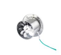 Ventilatore a turbina 10,6 cm Ventola di scarico in acciaio inox Ventola di raffreddamento portatile Air Mover Ventola di raffreddamento ad alta temperatura Design sicuro (copertura)