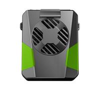 Ventilatore a Vita Ricarica USB 12,5m/s 255g Peso 10,4x5,7x12cm D