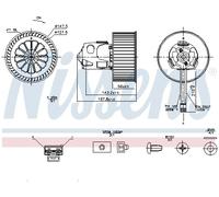 Ventilatore abitacolo anteriore per ALPINA BMW ROLLS-ROYCE 5 6 7 B6 B7 DAWN GHOS