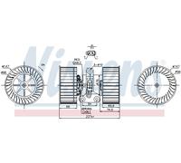 NISSENS 87114 Ventilatore abitacolo