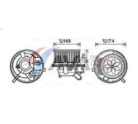 Ventilatore abitacolo AVA COOLING VN8339 per AUDI A3 (8P1) 2 2004-2012