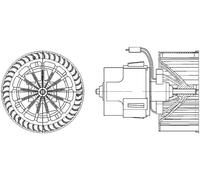 Ventilatore abitacolo MAHLE AB 30 000P MERIVA A MPV / Space wagon 1.4 2004-201