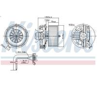 Ventilatore abitacolo NISSENS 87385 per MODUS / GRAND MODUS (F/JP0_) 1.2 2004-