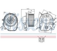 Ventilatore abitacolo per AUDI SKODA VW A4 PASSAT SUPERB