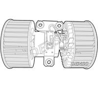 Ventilatore abitacolo PER BMW 5 525d 120 KW 163 CV