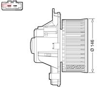 Ventilatore abitacolo per CITROËN DS PEUGEOT 3008 308 5008 DS 5 DS5