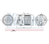 Ventilatore abitacolo per CITROËN PEUGEOT 2008 208 C3