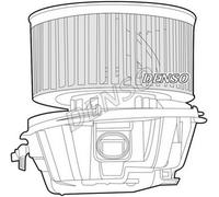Ventilatore abitacolo PER Citron C2 1.4 54 KW 73 CV