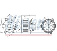 Ventilatore abitacolo per FORD FOCUS MONDEO TOURNEO CONNECT TRANSIT CONNECT