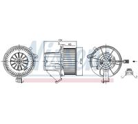 Ventilatore abitacolo per MERCEDES-BENZ AMG GT LK CLS