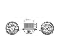 Ventilatore abitacolo per MERCEDES-BENZ