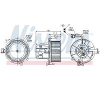 Ventilatore abitacolo per MERCEDES-BENZ LK SLS AMG