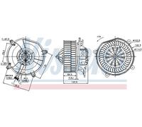 Ventilatore abitacolo per MERCEDES-BENZ CLS