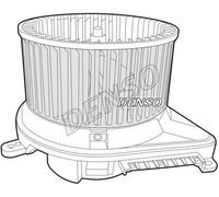 Ventilatore abitacolo PER Mercedes Sprinter 3-T Autobus 310 D 4x4 75 KW 102 CV