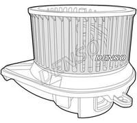 Ventilatore abitacolo PER Mercedes Vito Autobus 113 2.0 95 KW 129 CV