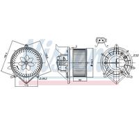 Ventilatore abitacolo per MINI MINI MINI CLUBMAN MINI CLUBVAN MINI COUNTRYMAN MI