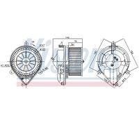 Ventilatore abitacolo per PEUGEOT 306