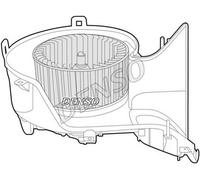 Ventilatore abitacolo PER Saab 45360 2.8 Turbo V6 184 KW 250 CV