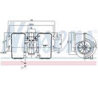 Ventilatore abitacolo posteriore per MERCEDES-BENZ SPRINTER 3,5-t SPRINTER 3-t S