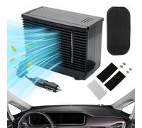 Ventilatore AC Portatile per Rinfrescare Auto,Ventilatore Condizionatore Veicoli Portatile | Apparecchio Soffiante Adesivo da 12V con Serbatoio d'Acqua per Campeggio Interni Viaggio