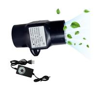 Ventilatore aspirante, Ventilatore da condotto in linea 2 pollici con regolatore di velocità 12V 6W 22CFM bianco e nero(Black)