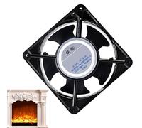 Ventilatore assiale ad alta temperatura - Pale metalliche per bruciatori da, trasporto 'aria a basso rumore, adatto per stufe a legna e stufe a pellet, costruzione durevole, distribuzione s