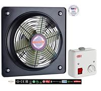 Ventilatore Assiale BNG Per Industrie Finestre Ø350 4080m³/h 5A Regolatore Giri