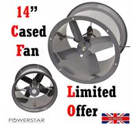 Ventilatore Assiale Cased Da 14" Canopy Cucina Ristorante Industriale Duct 350mm
