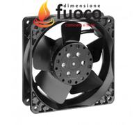 VENTILATORE ASSIALE CON STRUTTURA E ROTORE IN METALLO STUFA PELLET EDILKAMIN [EEK: Conforme]
