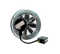 Ventilatore assiale da parete DZS 30/4 B Ex e, anello in acciaio, trifase, protezione antideflagrante, DN300 di Maico - 0094.0121