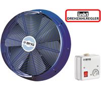 Ventilatore Assiale Industrie Ø500 7150 m³ BNG + 5 A Regolatore Giri