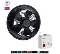 Ventilatore Assiale + Regolatore a Parete di Finestra da Parete/Ventilatore