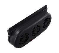Ventilatore Auto per solare USB 3 Pale Riduzione per calore Ventilatore | Riduce per calore interno, espelle calda, guida confortevole estate, alimentazione per solare autonoma