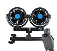 Ventilatore Auto | Potente Raffreddatore Portatile Regolabile | Ventilatore Per Auto Alimentato Via USB | Sedile Posteriore Schienale Veicolo Camion Interno Presa Estate Conducente Donne Uomini