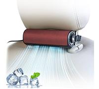 Ventilatore auto potenziato, ventilatore di raffreddamento regolabile del sedile auto USB, adatto a tutti i camion dell'automobile e carrelli del sedile dell'ufficio (Rosso Abbagliante)