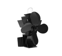 Ventilatore azionato dal calore Auto-Speed Regolare Via Temperatura 172mm Alluminio Nessuna Elettricità Richiesta Camini Silenziosi Circolatore d'aria