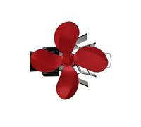 Ventilatore azionato dal calore Auto-Speed Regolare Via Temperatura 172mm Alluminio Nessuna Elettricità Richiesta Camini Silenziosi Circolatore d'aria