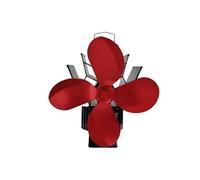 Ventilatore azionato dal calore Auto-Speed Regolare Via Temperatura 172mm Alluminio Nessuna Elettricità Richiesta Velocità intelligente Camini Ventilatore