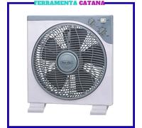 Ventilatore Box 30 Cm Da Terra Tavolo Pavimento Timer Spegnimento Appoggio 30w
