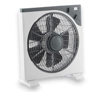 Ventilatore box lame in resina con 3 velocità e timer regolabile per casa diametro 30 cm
