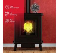 Ventilatore bruciatore a legna 7 pale per distribuzione efficiente del calore e