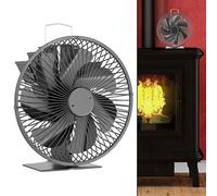 Ventilatore bruciatore a legna 7 pale per distribuzione efficiente del calore e