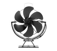 Ventilatore Bruciatori Legna Ventilatore For Stufa Alimentato A Calore A 6 Pale For Camino Rotante A 360 Gradi Bruciatore A Legna For Ecologico Ventola For A Distribuzione Del Silenziosa Ed Efficiente