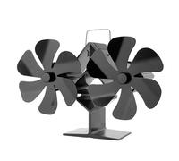 Ventilatore Bruciatori Legna Ventilatore For Stufa Alimentato A Calore For A Legna A 12 Pale For Combustione Di Tronchi For Camino Silenzioso A Risparmio Energetico Con Protezione Dal Surriscaldamento
